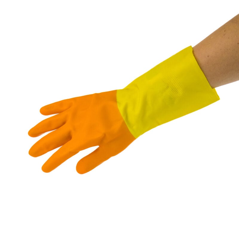 Scrub Daddy Lemon Scented Latex Gloves h3HZ